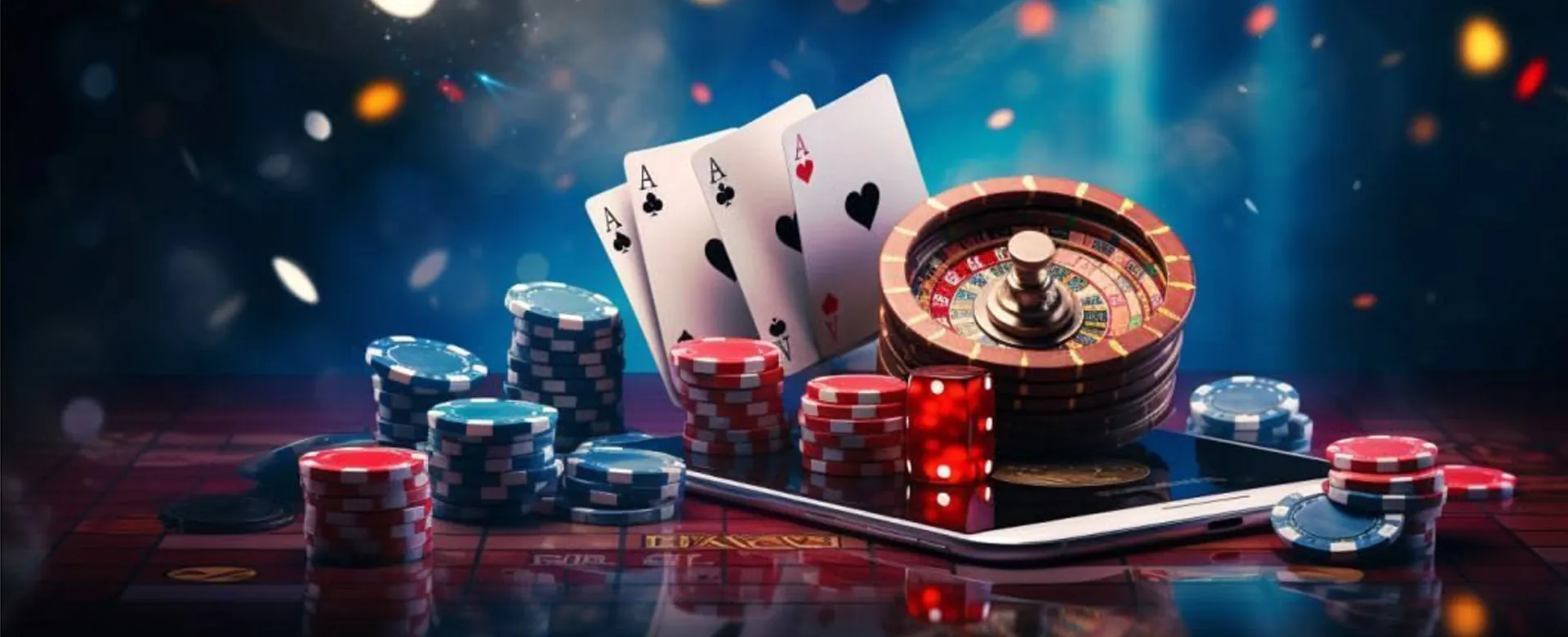 SpinTime Poker Table with Golden Glow